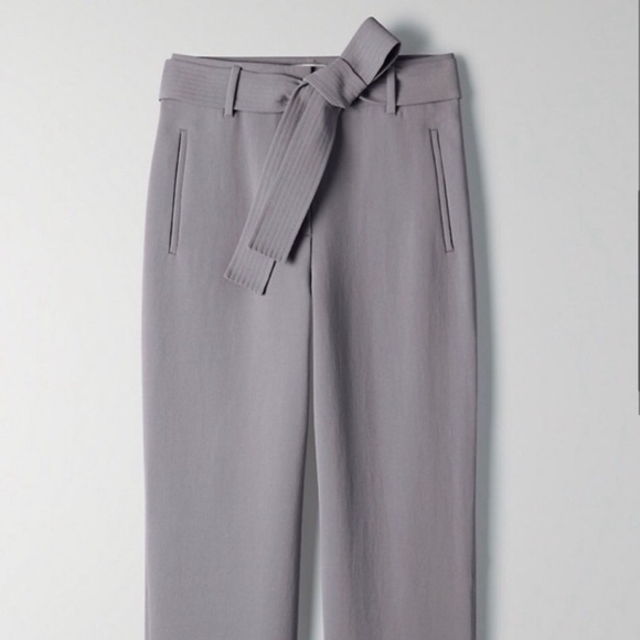 Wilfred Pants - Aritzia Wilfred Tie-Front Pant